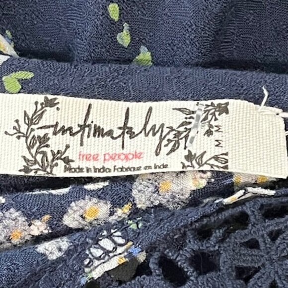 Intimately Free People Bali Tate Mixed Media Bodysuit n Dark Combo Boho Med NWT - Picture 5 of 16